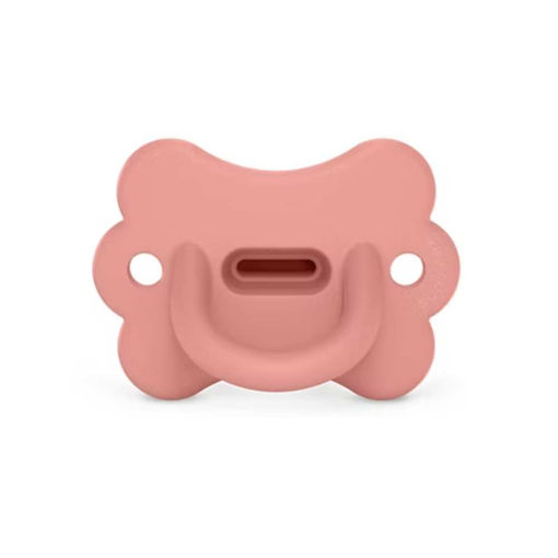Picture of SUAVINEX 6-18M ALL SILICONE SOOTHER BUTTERFLY PINK